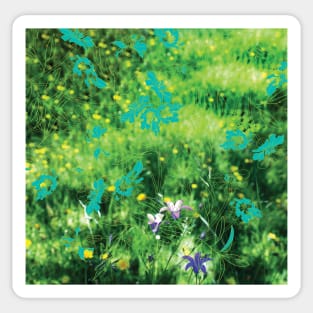 Meadow flowers field Sticker